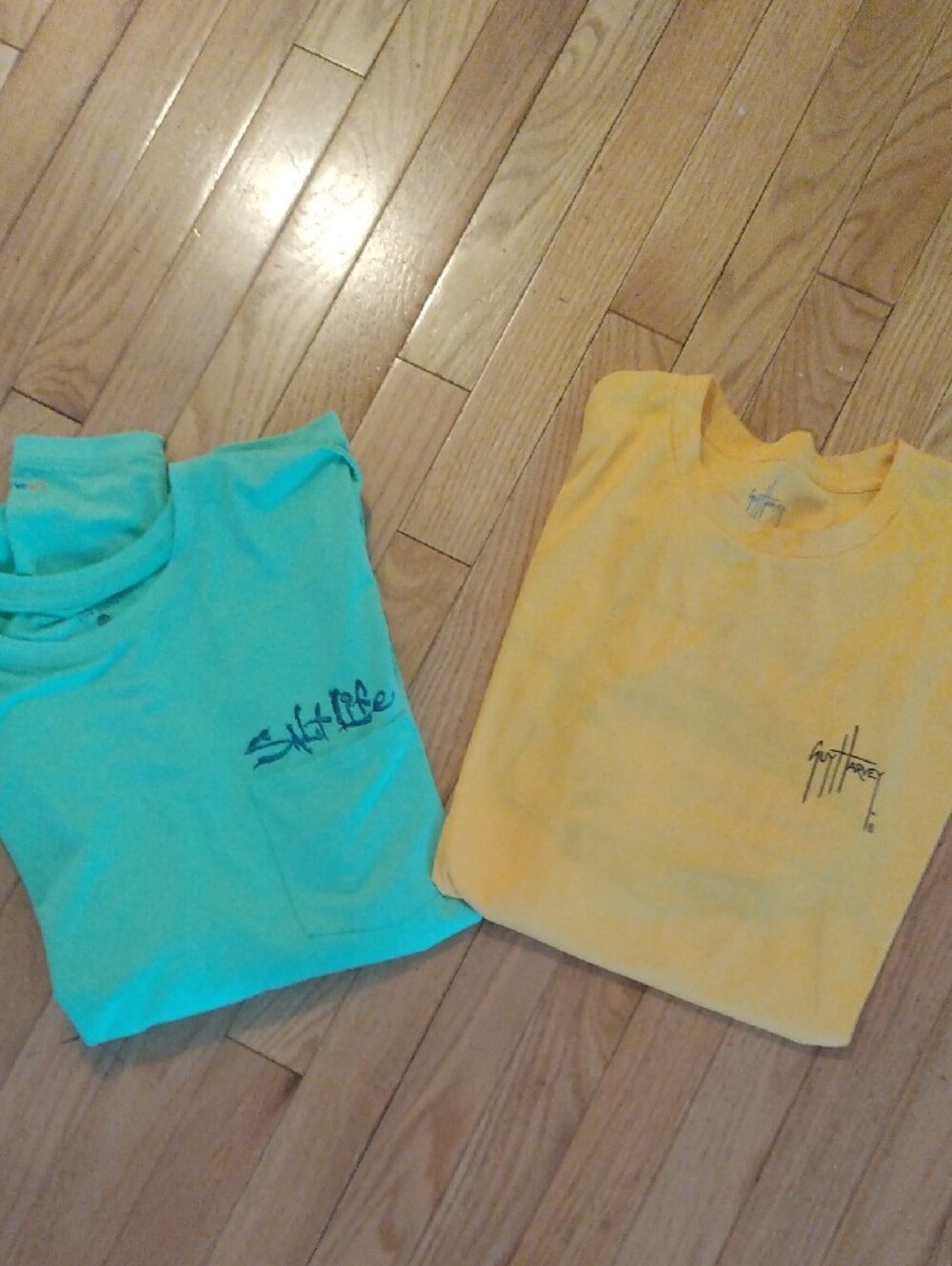 2 Shirts!  Guy Harvey & Salt Life Men’s Long Sleeve Rash Guards